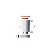 Kominy i akcesoria - Ariston Wyjście WYJSCIE PIONOWE 60-100 Z ODPROWADZ. KOND - miniaturka - grafika 1