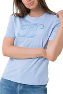 Bluzki damskie - Koszulka damska Tommy Hilfiger Reg Small Th S-nk Top t-shirt-XS - miniaturka - grafika 1