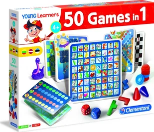 Clementoni 50 GAMES IN 1 LT/LV/EE 50538 - Gry planszowe - miniaturka - grafika 1