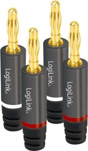 LogiLink audio, wtyk bananowy zestaw - Kable USB - miniaturka - grafika 1