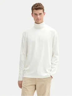 Tom Tailor Golf 1043993 Biały Regular Fit - Koszulki męskie - miniaturka - grafika 1