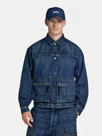 Kurtki męskie - G-Star Raw Kurtka jeansowa Utility D24330-D577-G334 Niebieski Regular Fit - miniaturka - grafika 1