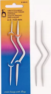 Druty Do Warkoczy Pony Aluminiowe 2 Szt 60610 - Pasmanteria - miniaturka - grafika 1