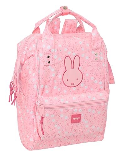 MIFFY FLORES - Plecak młodzieżowy z uchwytami na laptopa do 13