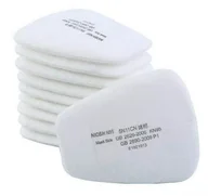 Odzież robocza - 10x FILTRY WYMIENNE BAWEŁNIANE DO MASKI 6800 PÓŁMASKI 6200 - miniaturka - grafika 1