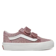 Buty dla dziewczynek - Tenisówki Vans Old Skool V VN000CYDFSL1 Różowy - miniaturka - grafika 1