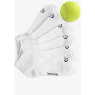 Skarpetki męskie - Skarpetki zakostki sportowe (3pak) bawełniane białe 1008 Sergio Tacchini - miniaturka - grafika 1