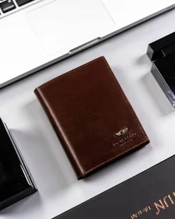 Elegancki, Duży Portfel Męski Ze Skóry Naturalnej Lumarko! - Portfele - miniaturka - grafika 3