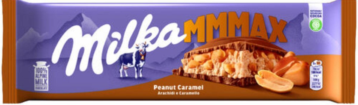 MILKA CZEKOLADA 276G PEANUT CARAMEL