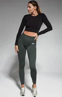 Legginsy - Gatta ciemnozielone legginsy sportowe Fitness GA 49526, Kolor ciemnozielony, Rozmiar L, Gatta - Primodo.com - miniaturka - grafika 1