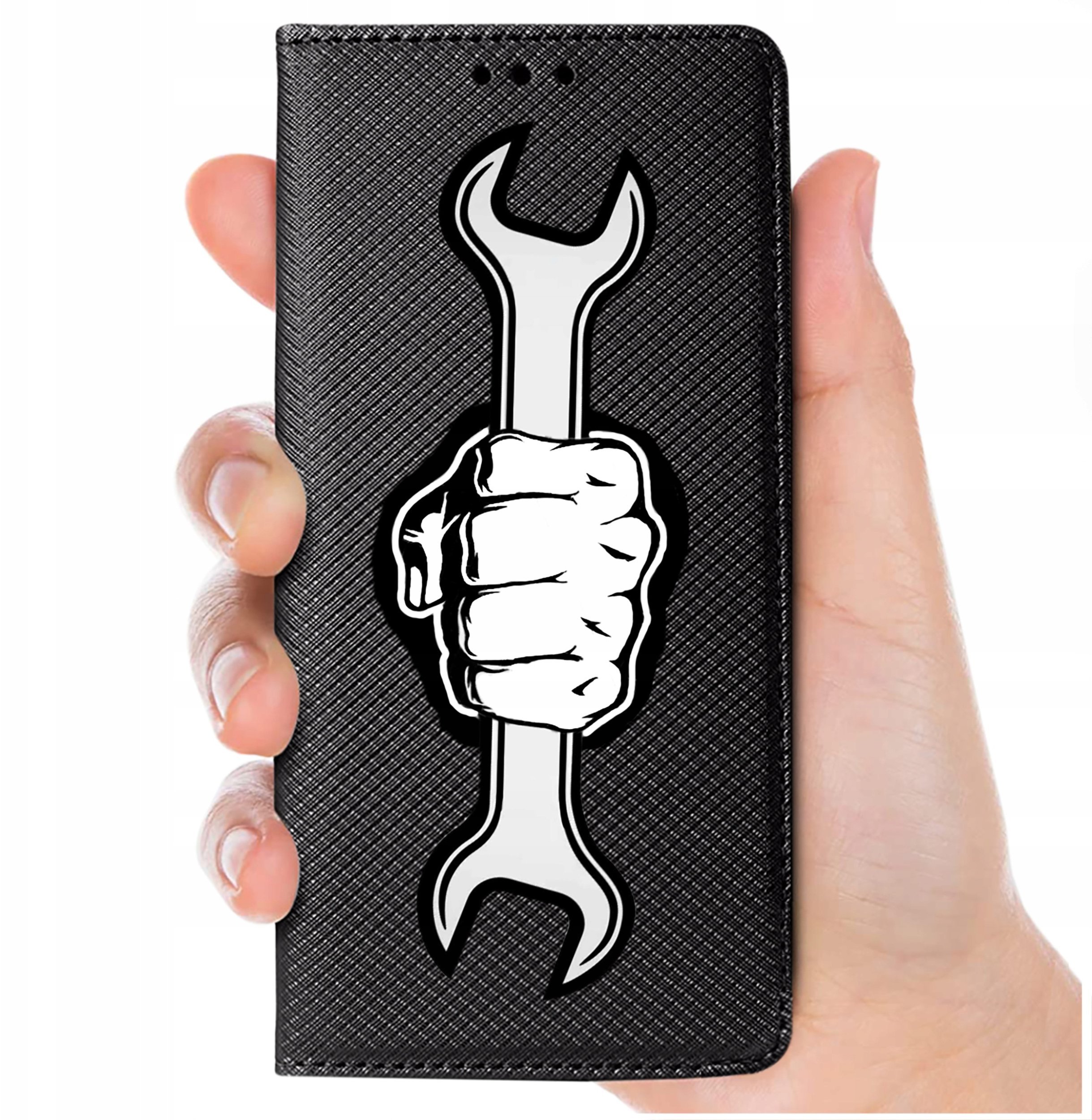 Etui do Samsung Galaxy M55 5G MAGNET WZORY CASE PORTFEL + SZKŁO 9H