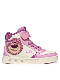 Geox Sneakersy J Skylin J568WG 0BCKN C8F1M M Écru - Buty dla dziewczynek - miniaturka - grafika 1