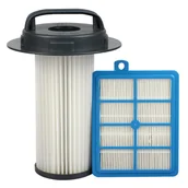Filtry do odkurzaczy - Zamienniki Philips Hepa Filter Odkurzacz Filtr Cylinder Fc9200 Fc9202 Fc9204 Fc9206 Fc9208 Fc9209 Jasny szary - miniaturka - grafika 1