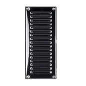 Kratki wentylacyjne - Osłona wentylacyjna 13x30 MS biała - miniaturka - grafika 1