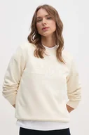 Bluzy damskie - Gant bluza damska kolor beżowy z aplikacją - miniaturka - grafika 1