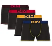 Majtki męskie - DIM Majtki Bokserki męskie czarne rozmiar S - miniaturka - grafika 1