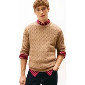 Swetry męskie - Tommy Hilfiger Wełniany sweter | Regular Fit - miniaturka - grafika 1