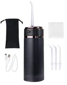 Irygatory do zębów - Irygator do zębów jamy ustnej ZENT Stream+ bezprzewodowy PRO 360° Czarny - miniaturka - grafika 1