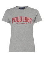 Koszulki i topy damskie - Polo Ralph Lauren - T-shirt damski, szary - miniaturka - grafika 1