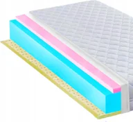 Materace - Materac dziecięcy 120x200 lateks i hr 17cm polski z pianki miękki twarda H1 - miniaturka - grafika 1
