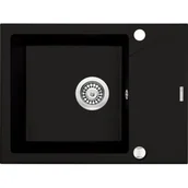 Zlewozmywaki - Deante Zlewozmywak Evora ZQJ N11A Nero - miniaturka - grafika 1