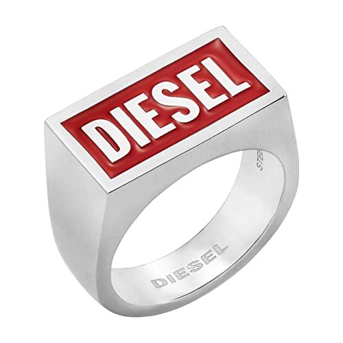 Diesel Męski pierścionek ze stali nierdzewnej 32021914, 9, Stal nierdzewna, Bez kamieni szlachetnych
