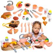Zabawki AGD - Garnki, czajnik, kuchnia kuchenka, duży  zestaw kuchenny dla dzieci. - miniaturka - grafika 1