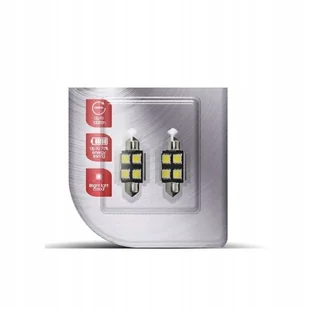 Żarówka LED C5W 24V 36mm Dioda LED BIAŁA 4xSMD5050 RAD. CANBUS 2szt. - Żarówki samochodowe - miniaturka - grafika 1