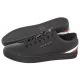 Buty sportowe męskie - Buty Hi Vulc Core Low Lth Stripes Triple Black FM0FM04778 0GQ (TH863-a) Tommy Hilfiger - miniaturka - grafika 1