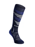 Skarpety termoaktywne - Skarpety narciarskie Bridgedale Ski Lt Merino E Pattern - navy - miniaturka - grafika 1