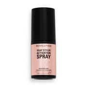 Utrwalacze do makijażu - Makeup Revolution Soap Styler aktywujący spray do brwi Soap Styler + 50 ml - miniaturka - grafika 1