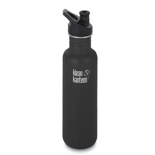 Klean Kanteen bidon Klean Kanteen Classic 800ml Shale Black - Shakery i bidony sportowe - miniaturka - grafika 1
