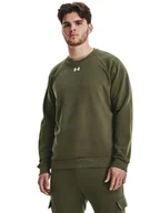 Bluzy męskie - Under Armour Bluza "Rival" w kolorze khaki - miniaturka - grafika 1