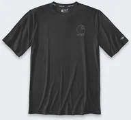 Koszulki męskie - Koszulka Sun Defender Lightweight Logo SS Black - miniaturka - grafika 1