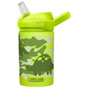 Bidony dla dzieci - Butelka stalowa dla dzieci Camelbak Eddy+ Kids 400ml Stainless Steel Dino Camo - miniaturka - grafika 1