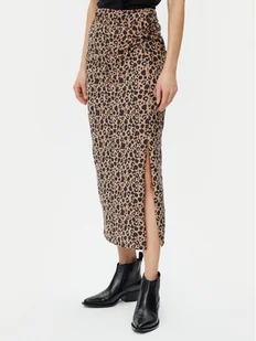 Noisy May Spódnica maxi Camilla 27029673 Brązowy Regular Fit - Spódnice - miniaturka - grafika 1
