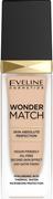 Podkłady do twarzy - Eveline KOLOROWKA Wonder Match Podkład dopasowujący się do cery nr 016 Light Beige 30ml 129566 - miniaturka - grafika 1