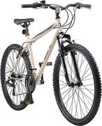 Rowery - Insync Chimera męski rower górski MTB, przednie zawieszenie, 26-calowe koła, rama 45 cm, 18 biegów, Shimano Revoshift, beżowo-kremowy kolor - miniaturka - grafika 1