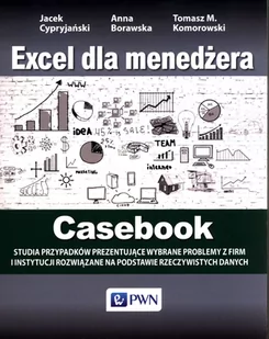 Excel dla menedżera. Casebook - Aplikacje biurowe - miniaturka - grafika 1