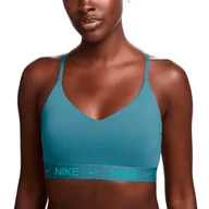 Biustonosze - Nike Indy Light Support Regulowany biustonosz sportowy z wyściółką dla kobiet, Smokey Blue, FD1062-006, L - miniaturka - grafika 1