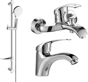 Zestawy baterii łazienkowych - Mexen Fabia DF05 zestaw wannowy, chrom - 746503DF05-00 - miniaturka - grafika 1