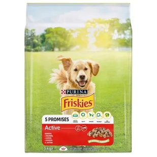 Purina Friskies Active 3 kg - Sucha karma dla psów - miniaturka - grafika 1