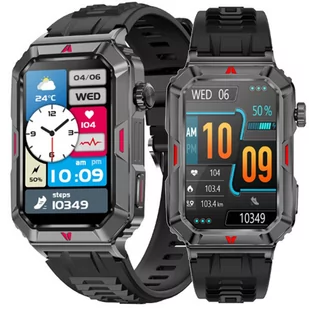 SMARTWATCH ZEGAREK SPORTOWY SMARTBAND AMOLED PULS OPASKA SPORTOWA DAMSKI PL CF26 - Smartband - miniaturka - grafika 1