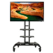 Uchwyty do telewizora - ERGOSOLID Stojak podłogowy ERGOSOLID AVA1500B do TV 32-70 cali Czarny - miniaturka - grafika 1