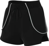 Spodenki damskie - Nike Spodenki damskie Sportswear Street Hr 2" Fleece Short (ok. 5 cm), Black/Light Pumice/Light Pumice, FN2297-010, 2XL - miniaturka - grafika 1