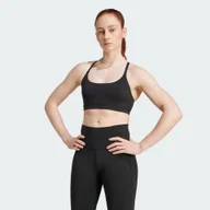 Bielizna sportowa damska - Biustonosz adidas All Me Light Support - miniaturka - grafika 1