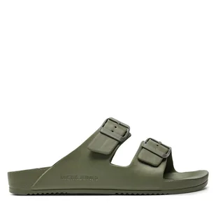 Klapki Jack&Jones Jfwcroxton 12204004 Medium Brown - Klapki i japonki męskie - miniaturka - grafika 1