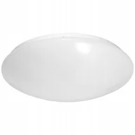 Lampy ścienne - Plafon Lampa sufitowa ścienna Plato IP44 1xE27 biały panel okrągły - miniaturka - grafika 1