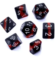 Akcesoria do gier planszowych - Rebel Komplet kości RPG Minerały Rubin - miniaturka - grafika 1