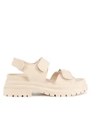 Sandały damskie - Badura Sandały AMAR-LS6188-01 Beżowy - miniaturka - grafika 1